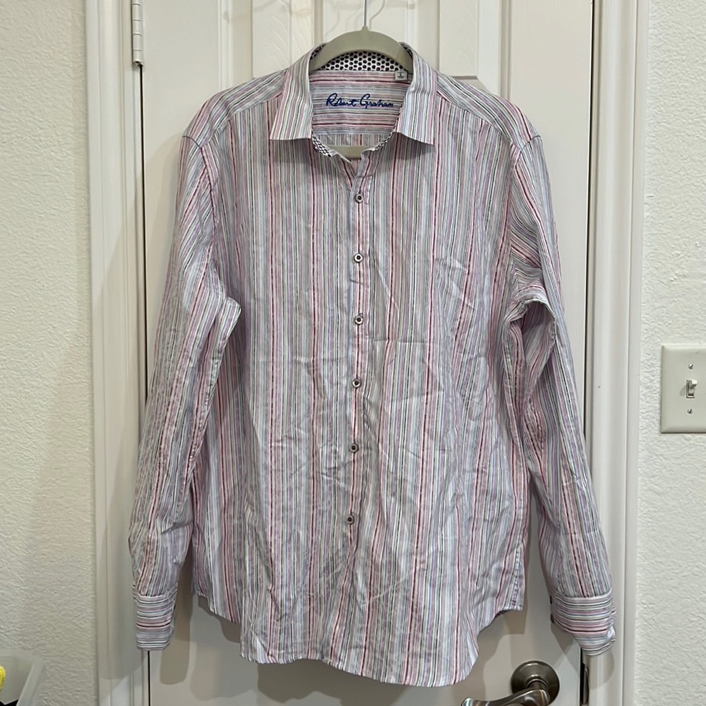 Robert Graham Men’s Long Sleeve Shirt Size L